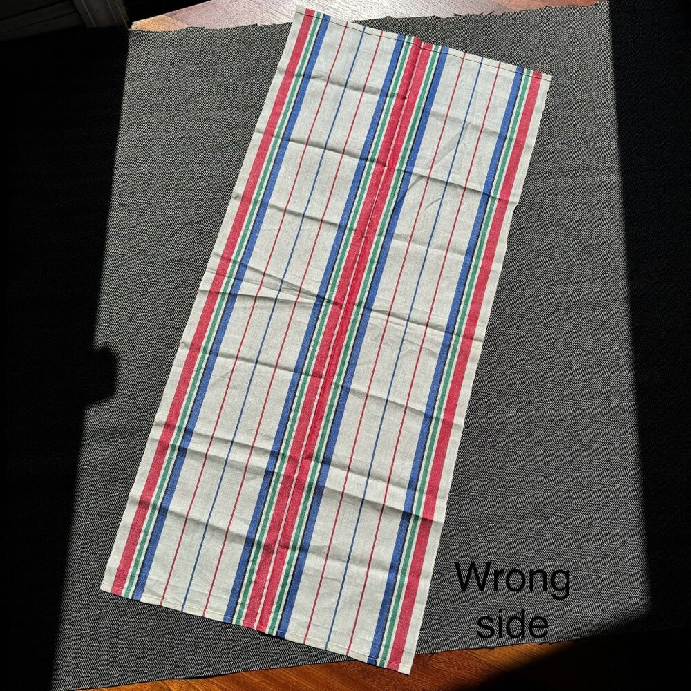 Striped Vintage Utility Kitchen Tea Towel - Picture 11 of 13